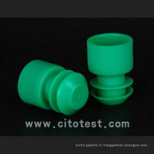 Bouchons et bouchons de tubes à essais en plastique (4070-1016-08)